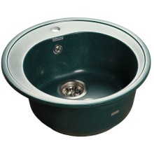 Кухонная мойка зеленый GranFest Rondo GF-R510