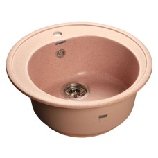 Кухонная мойка розовый GranFest Rondo GF-R510