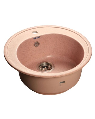 Кухонная мойка розовый GranFest Rondo GF-R510