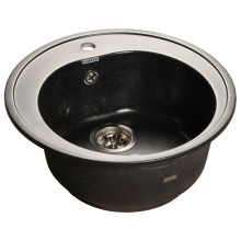 Кухонная мойка черный GranFest Rondo GF-R510