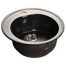 Кухонная мойка черный GranFest Rondo GF-R510