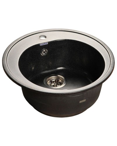 Кухонная мойка черный GranFest Rondo GF-R510