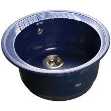 Кухонная мойка синий GranFest Rondo GF-R520
