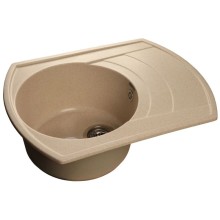 Кухонная мойка бежевый GranFest Rondo GF-R650L