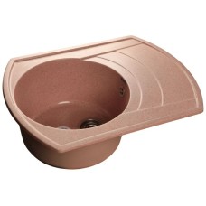 Кухонная мойка розовый GranFest Rondo GF-R650L