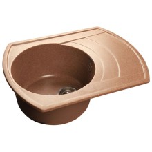 Кухонная мойка терракот GranFest Rondo GF-R650L