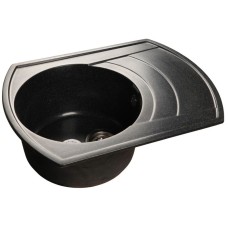 Кухонная мойка черный GranFest Rondo GF-R650L