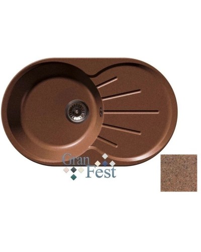 Кухонная мойка терракот GranFest Rondo GF-R750L