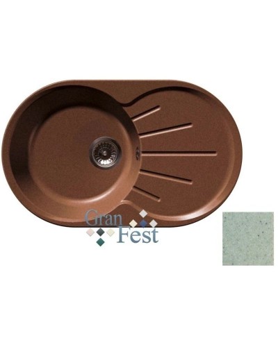Кухонная мойка салатовый GranFest Rondo GF-R750L