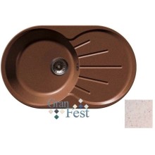 Кухонная мойка светло-розовый GranFest Rondo GF-R750L