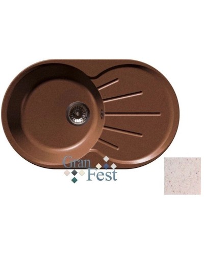 Кухонная мойка светло-розовый GranFest Rondo GF-R750L