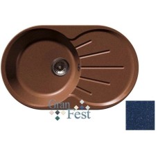 Кухонная мойка синий GranFest Rondo GF-R750L