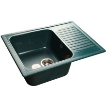 Кухонная мойка зеленый GranFest Standart GF-S645L