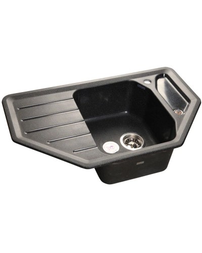 Кухонная мойка черный GranFest Corner GF-C800E