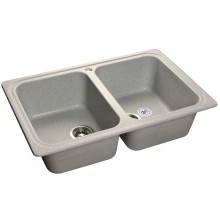 Кухонная мойка серый GranFest Standart GF-S780K