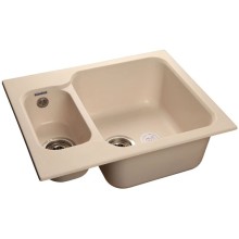 Кухонная мойка белый GranFest Standart GF-S615K