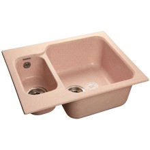 Кухонная мойка светло-розовый GranFest Standart GF-S615K