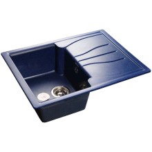 Кухонная мойка синий GranFest Standart GF-S680L