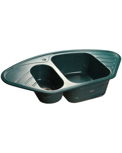 Кухонная мойка зеленый GranFest Corner GF-C960E