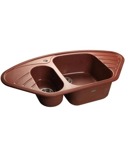 Кухонная мойка красный марс GranFest Corner GF-C96