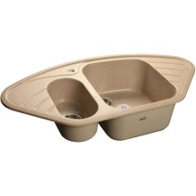 Кухонная мойка песочный GranFest Corner GF-C960E