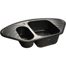 Кухонная мойка черный GranFest Corner GF-C960E