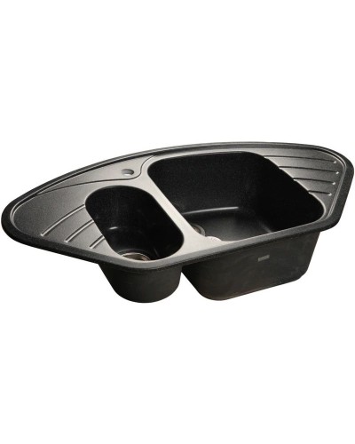 Кухонная мойка черный GranFest Corner GF-C960E