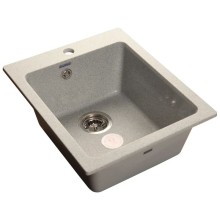 Кухонная мойка серый GranFest Practic GF-P505