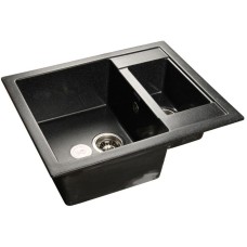 Кухонная мойка черный GranFest Quadro GF-Q610K