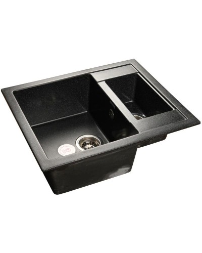 Кухонная мойка черный GranFest Quadro GF-Q610K