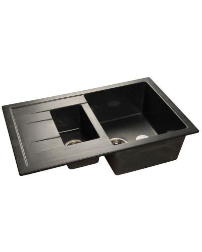 Кухонная мойка черный GranFest Quadro GF-Q775KL