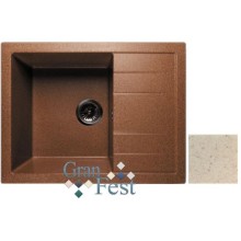 Кухонная мойка бежевый GranFest Quadro GF-Q650L