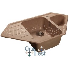 Кухонная мойка бежевый GranFest Corner GF-C950E