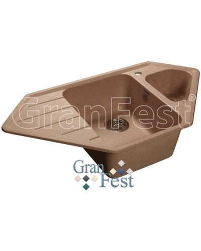 Кухонная мойка бежевый GranFest Corner GF-C950E