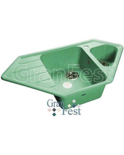 Кухонная мойка салатовый GranFest Corner GF-C950E