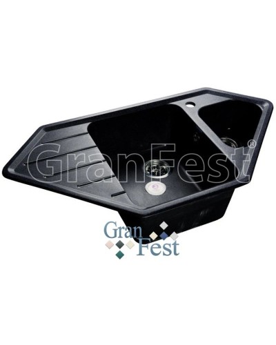 Кухонная мойка черный GranFest Corner GF-C950E
