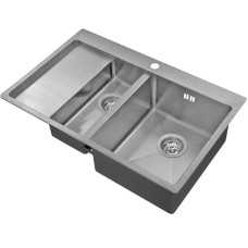 Кухонная мойка ZorG R 5178-2-R Нержавеющая сталь