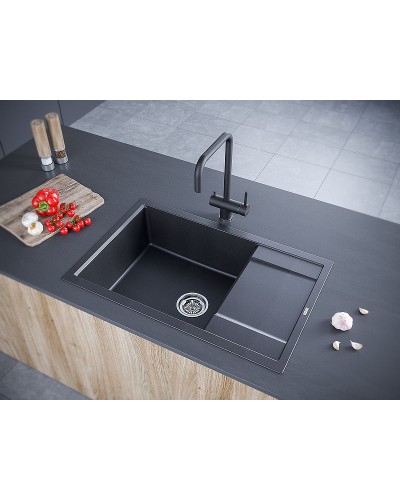 Кухонная мойка Paulmark Verlass PM317850-BL Черная