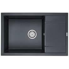 Кухонная мойка Paulmark Verlass PM317850-BLM Черный металлик