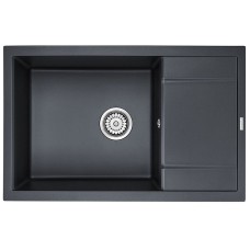 Кухонная мойка Paulmark Verlass PM317850-BLM Черный металлик