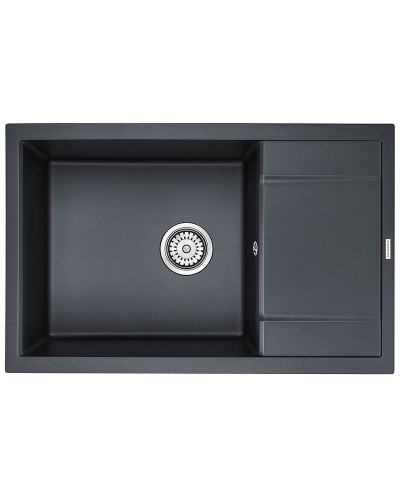 Кухонная мойка Paulmark Verlass PM317850-BLM Черный металлик