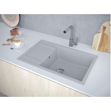 Кухонная мойка Paulmark Verlass PM317850-GRM Серый металлик