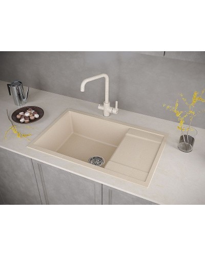 Кухонная мойка Paulmark Verlass PM317850-QU Кварц