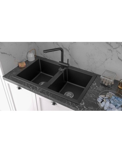 Кухонная мойка Paulmark Zwilling PM238150-BL Черная