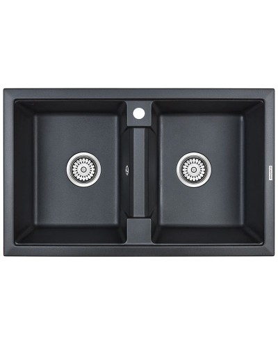 Кухонная мойка Paulmark Zwilling PM238150-BLM Черный металлик