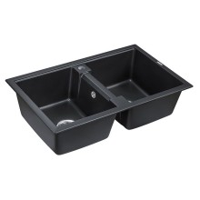 Кухонная мойка Paulmark Zwilling PM238150-BLM Черный металлик