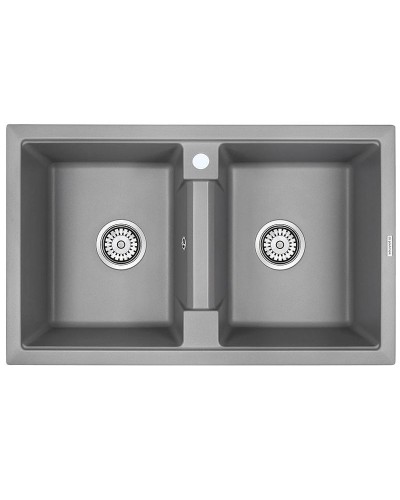 Кухонная мойка Paulmark Zwilling PM238150-GRM Серый металлик