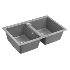Кухонная мойка Paulmark Zwilling PM238150-GRM Серый металлик