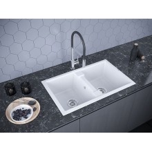 Кухонная мойка Paulmark Zwilling PM238150-WH Белый