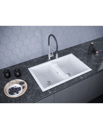 Кухонная мойка Paulmark Zwilling PM238150-WH Белый